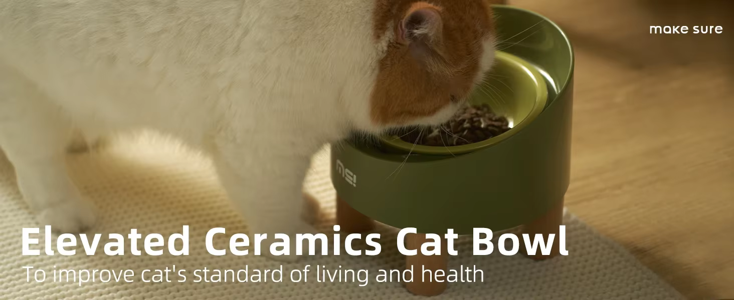 comedero elevado gato cerámica