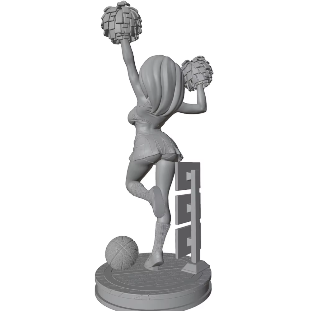 Figura femenina de resina a escala 1:24 para montar y pintar - imagen 4
