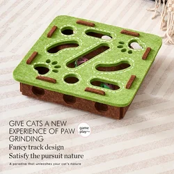 Juguete Interactivo Gato con Laberinto, Túnel y Campana – Feltro Resistente