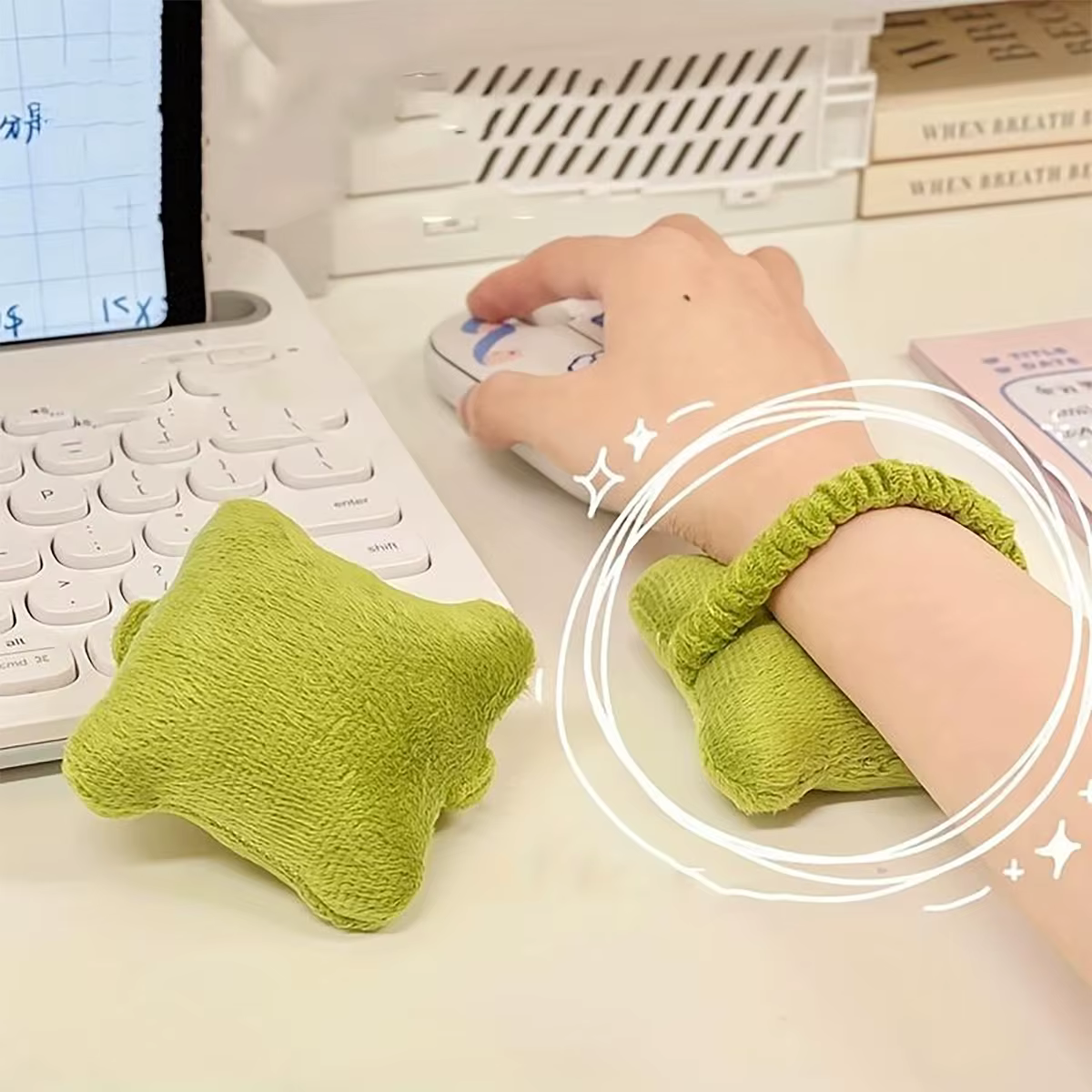 Almohada soporte muñeca con movimiento libre para gatos y perros