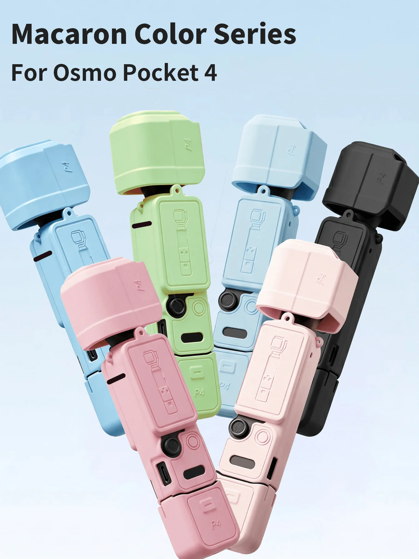 Funda Silicona DJI Osmo Pocket 4 – Protección Total, Lente y Cuerpo