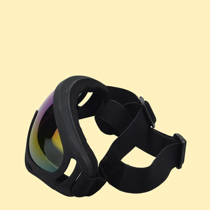 Gafas para perros en entorno nevado