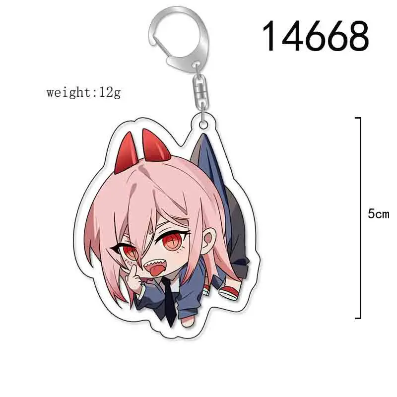 Detalle del llavero con diseño de anime