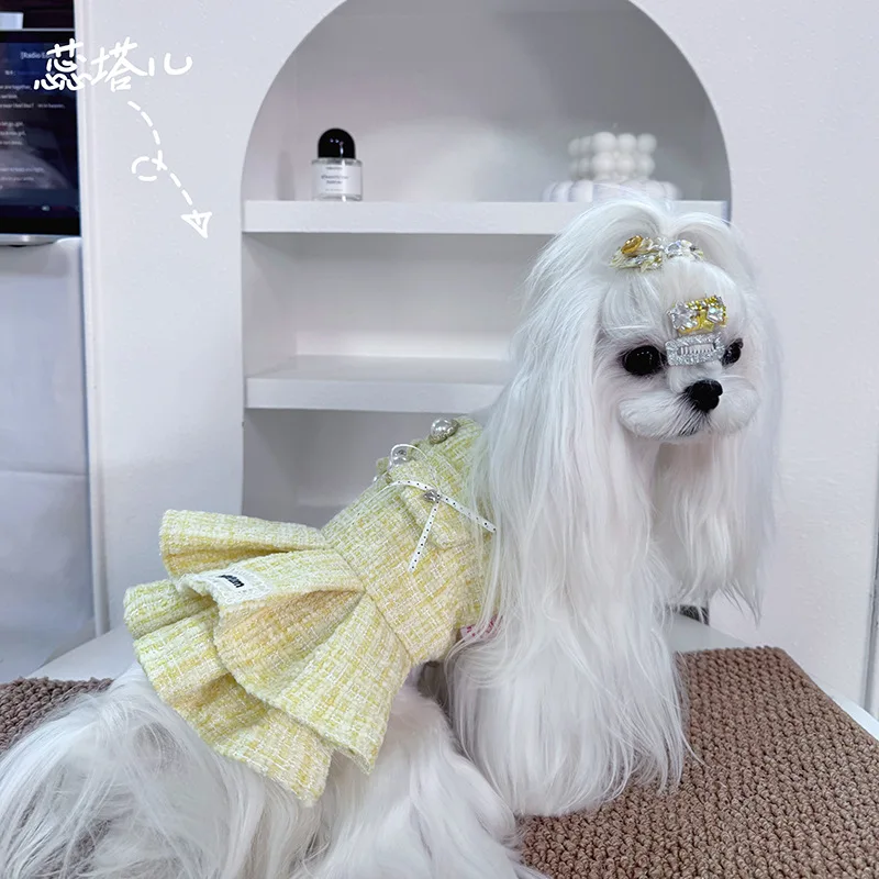 Vestido polar de invierno para perros pequeños: Maltés y Yorkshire - imagen 4