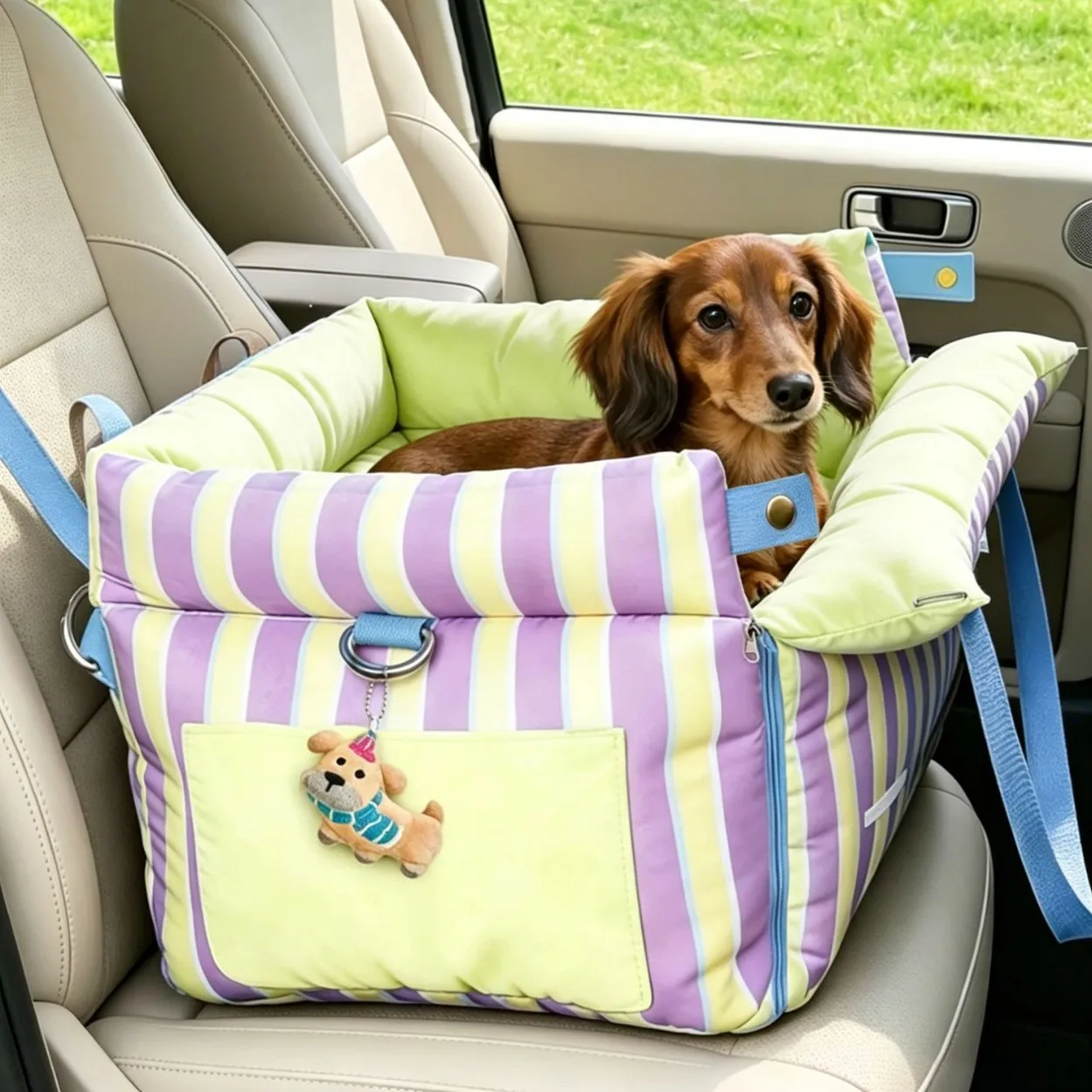 Bolsa de Transporte 2 en 1 para mascotas en uso