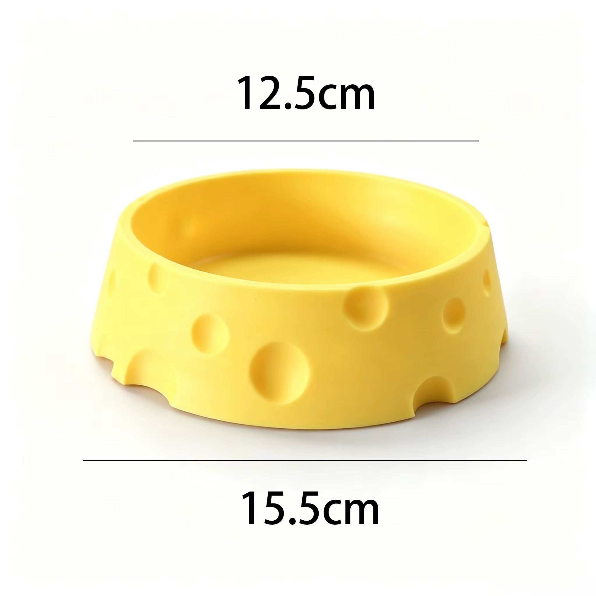 Plato con Forma de Queso para Gatos y Perros – Comedero y Bebedero para Interior - imagen 4