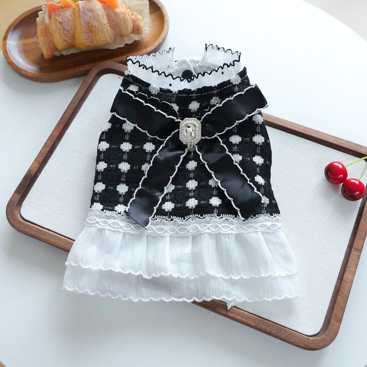 Vestido de Lana con Lazo para Perros Pequeños - imagen 2