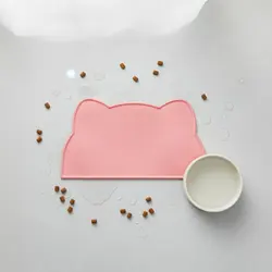 Tapete impermeable fácil de limpiar para comedero gatos y perros