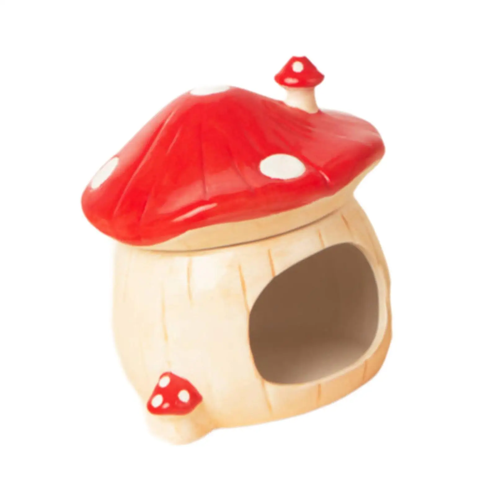 Casa ceramic para mascota pequeña vista frontal