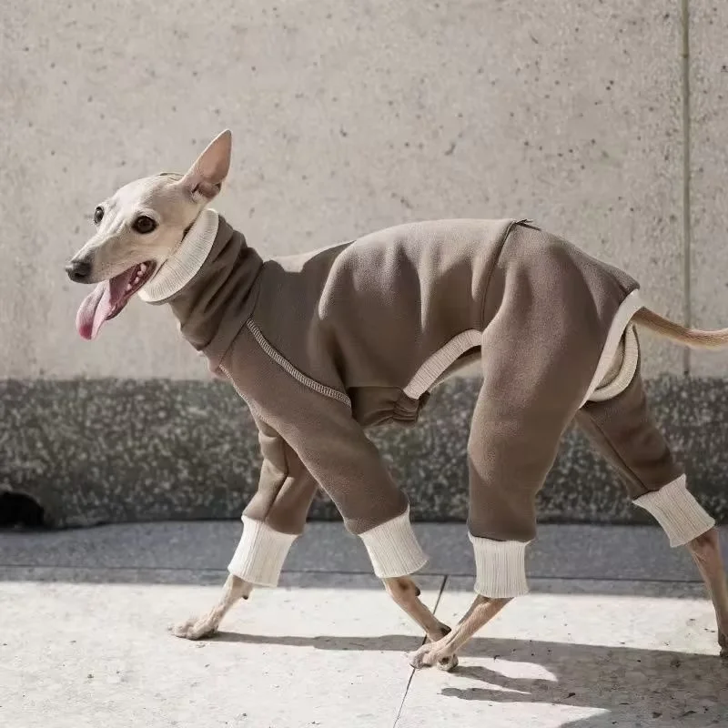 Mono Polar para Galgos y Whippets – Pijama Térmico de Cuerpo Entero - imagen 2