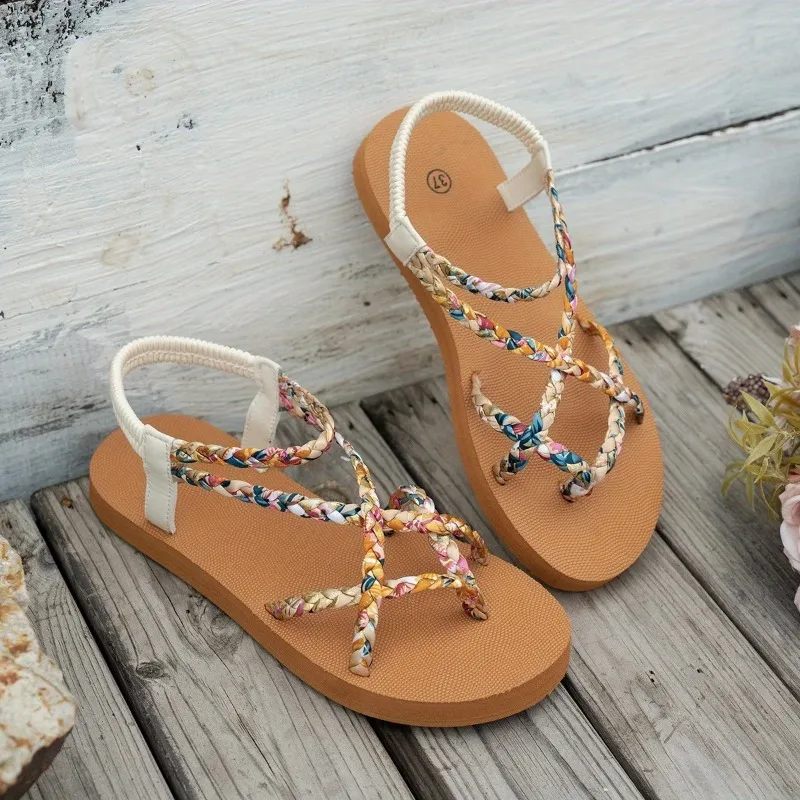 Sandalias cómodas de playa para mujer, ligeras y casuales - imagen 4