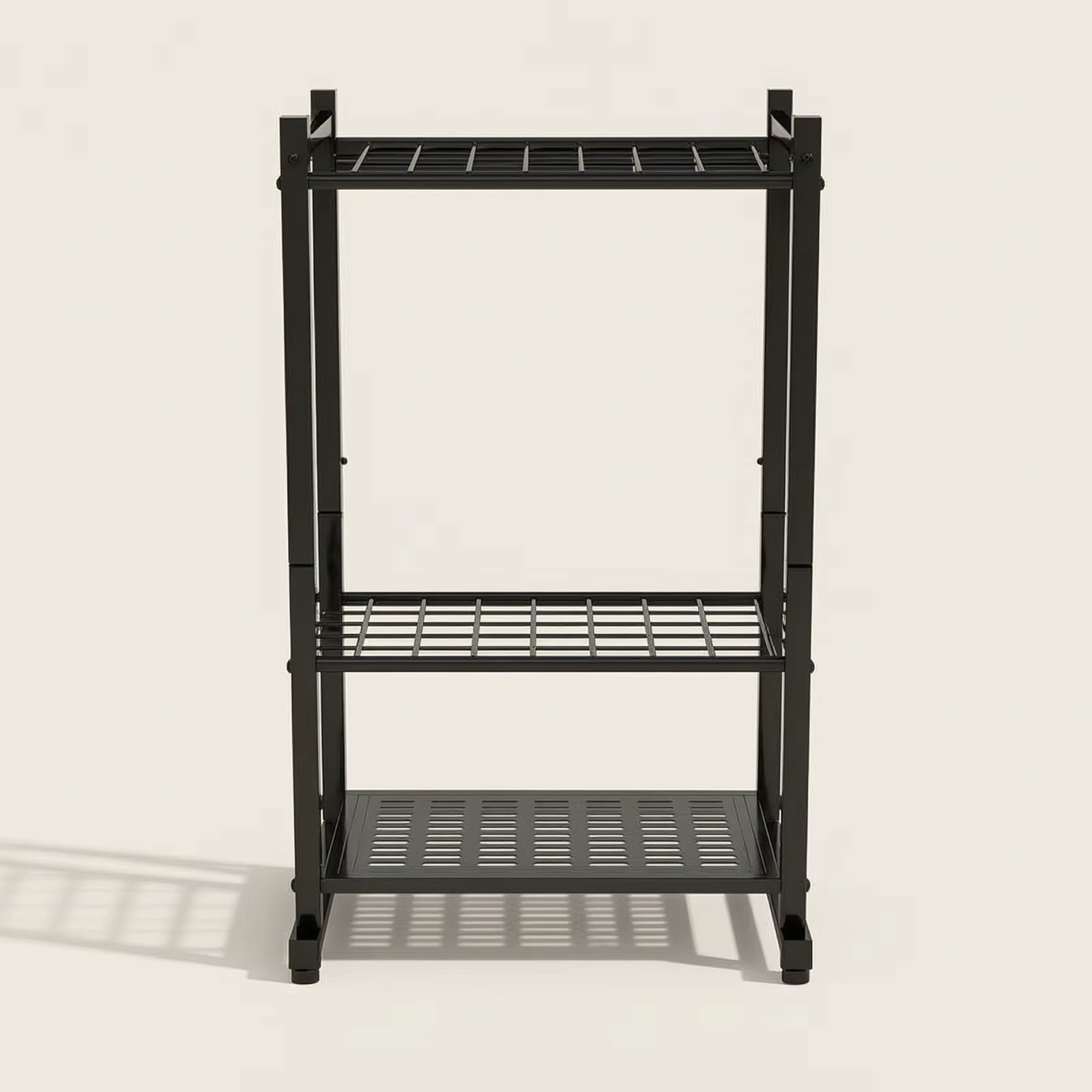 Organizador de herramientas de jardín de tres niveles – Soporte para palas y rastrillos - imagen 4