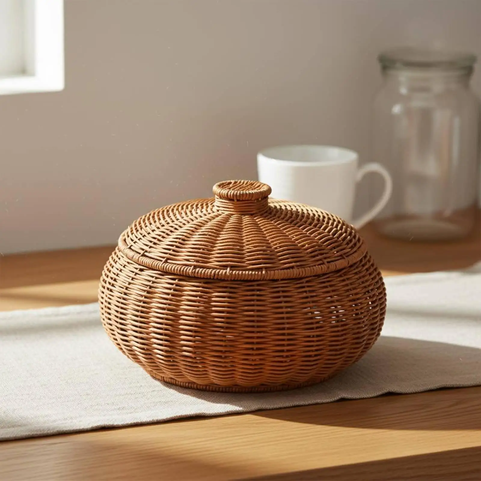 Cama tejida con tapa para gatos y perros - imagen 5
