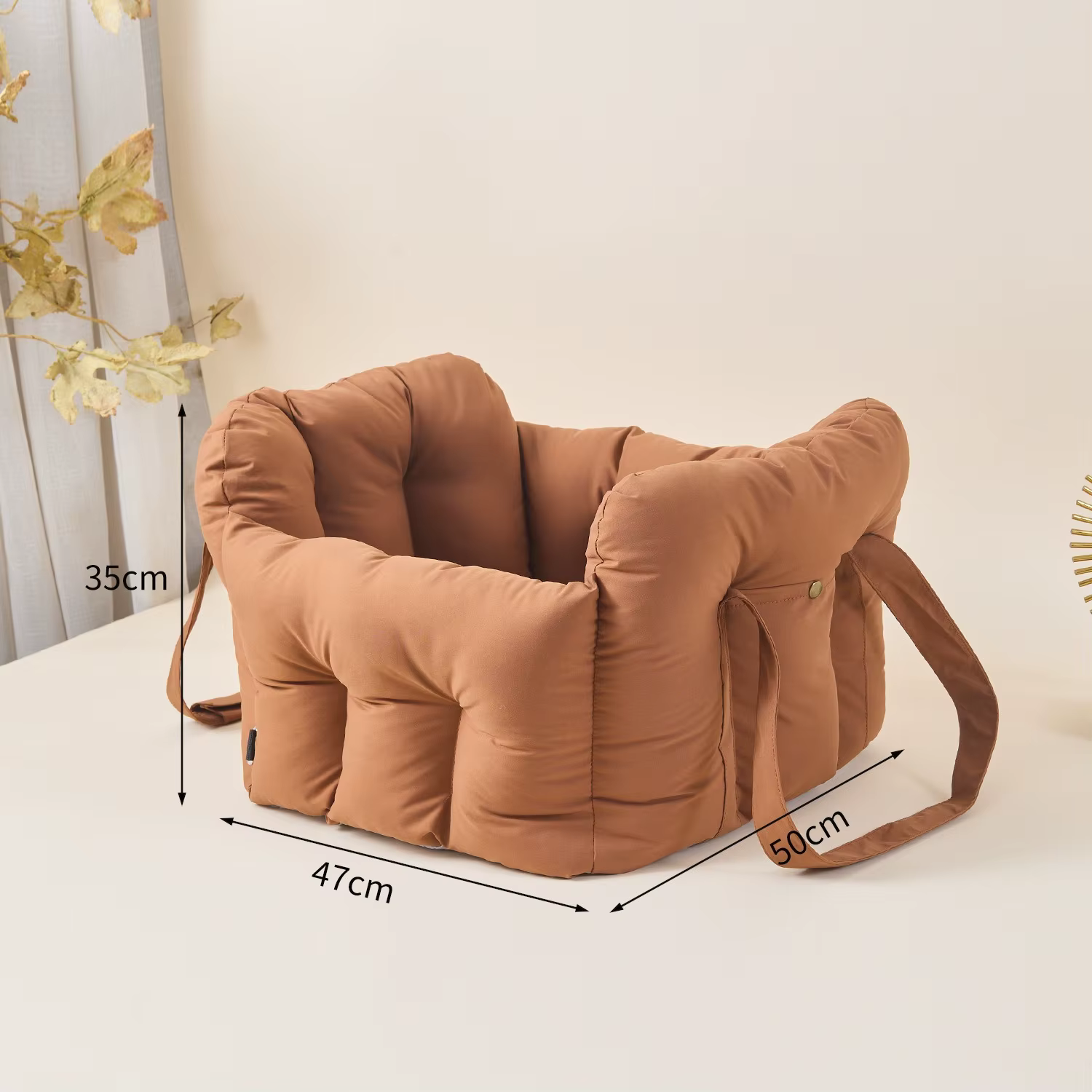 Mochila transportín segura para coche para perros y gatos - imagen 4