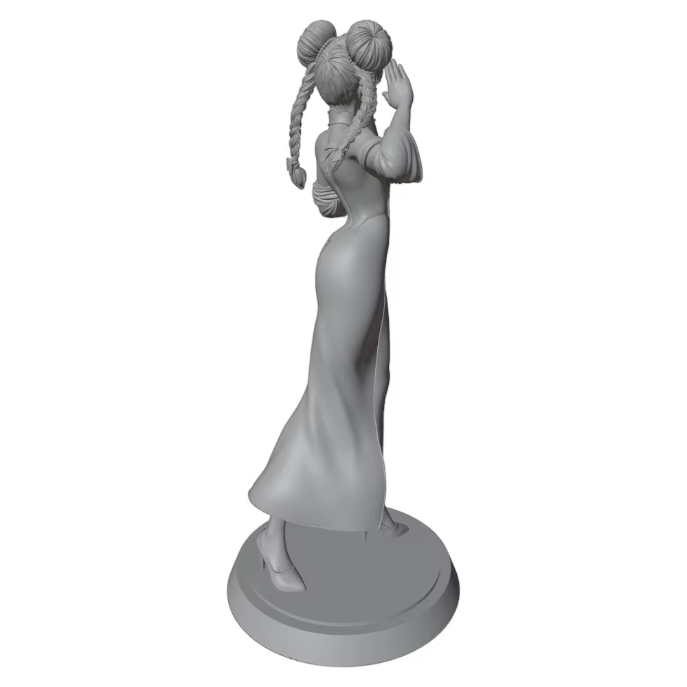 Figura de resina femenina para montar y pintar DIY - imagen 3