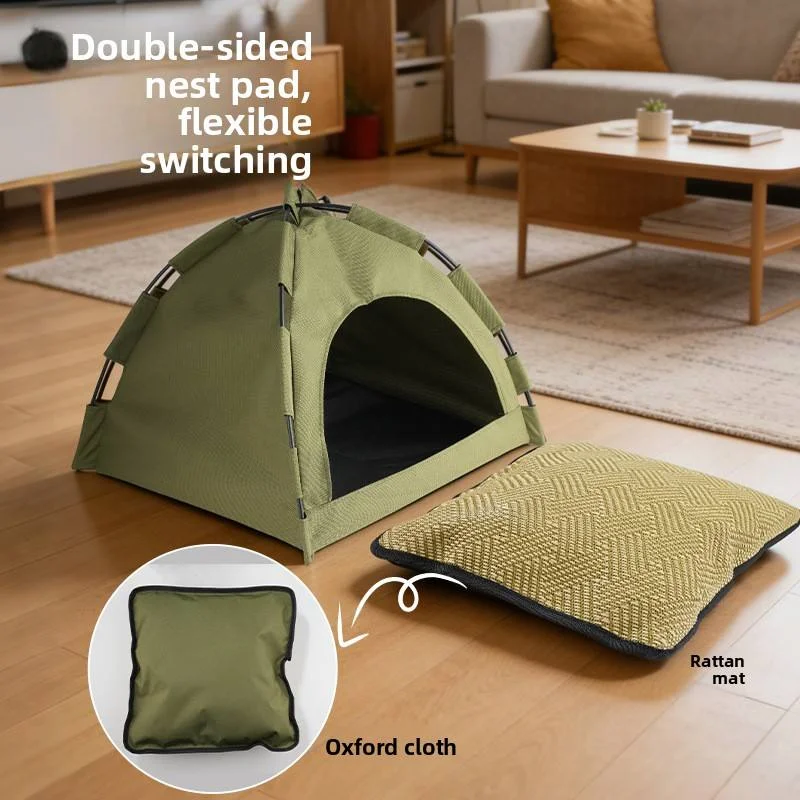 Cama tienda para gatos y perros – Semiserrado lavable - imagen 3
