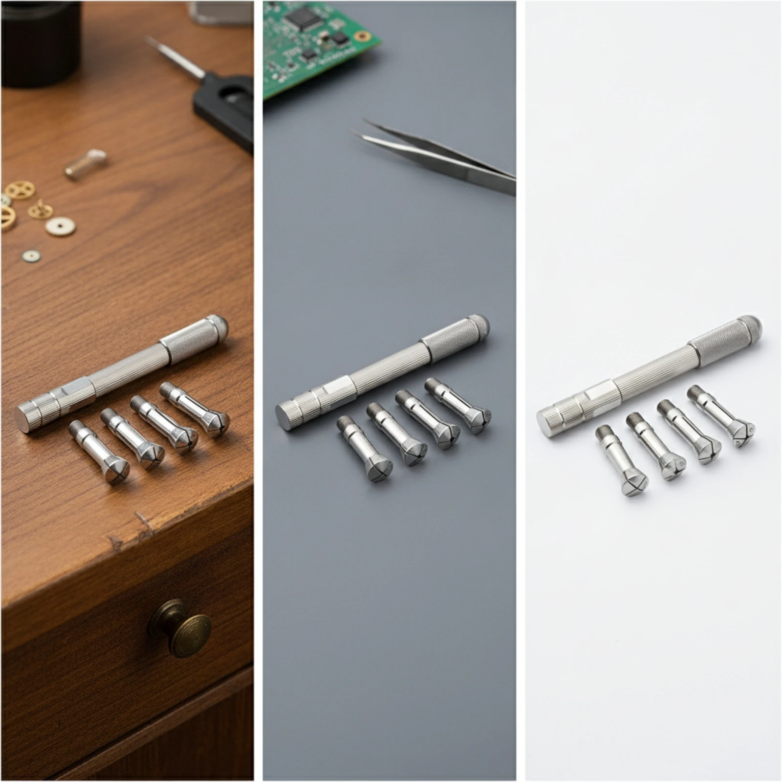 Llavero Ajustable para Reparar Relojes – Herramienta Delgada con Cabezales Intercambiables - imagen 5