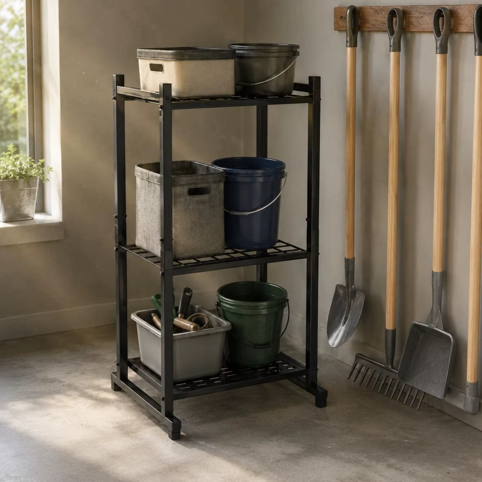 Estante jardín niveles para almacenar en exterior, gatos y perros - imagen 2