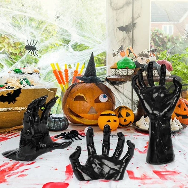 Gancho Mano del Diablo Realista para Pared – Decoración Halloween - imagen 2