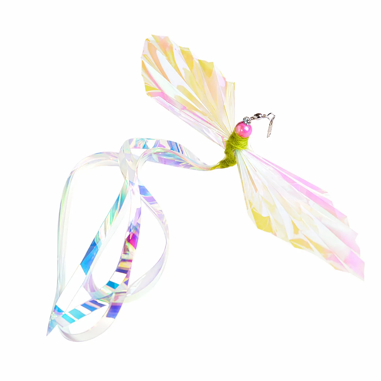 Juguete para gatos con mariposas de colores simuladas, repuesto - imagen 3