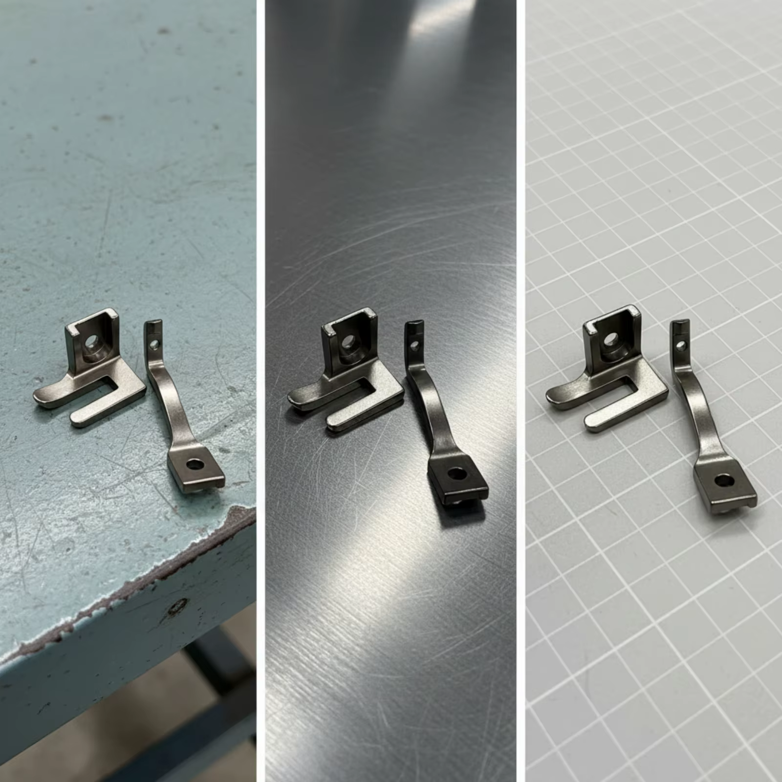 Prensatelas Universal de Metal para Máquina de Coser, Juego de 2 Piezas
