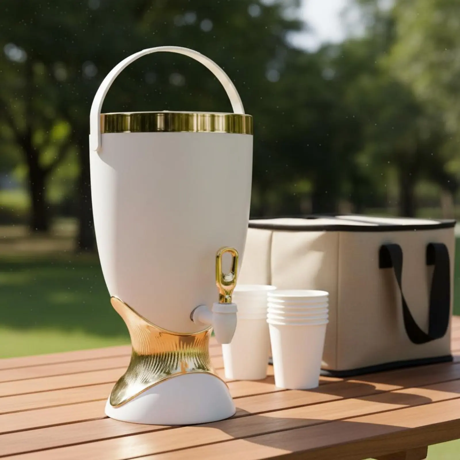 Dispensador térmico para bebidas con grifo y grane capacidad, fácil limpieza - imagen 3