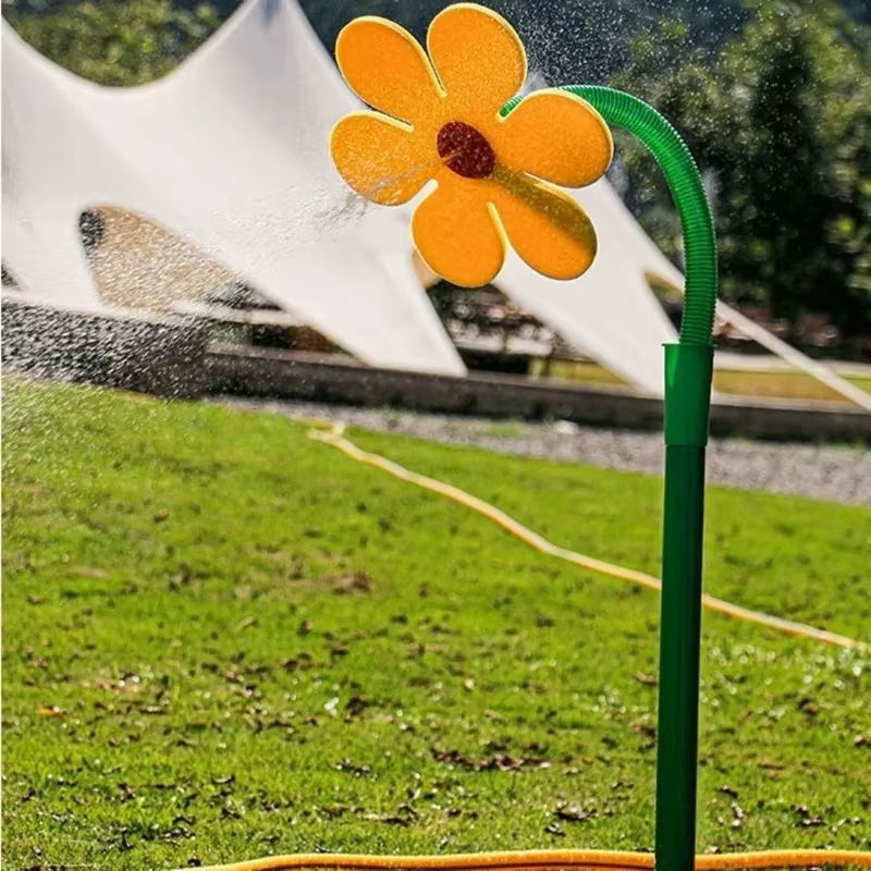 Aspersor Giratorio Flor Crazy Daisy para Jardín – Riego Rápido del Césped - imagen 5