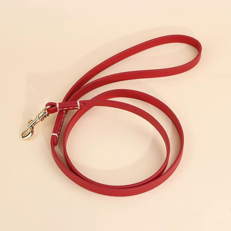 Correa de cuero para perros clásica resistente y suave para paseos