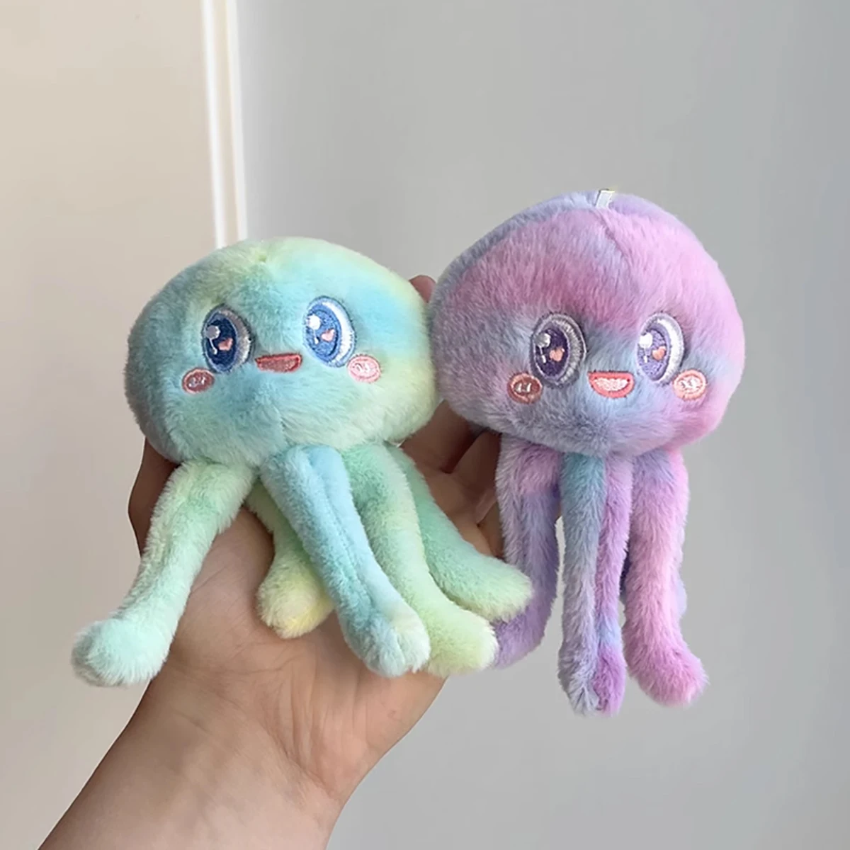 Juguete de peluche pulpo degradado para mascota