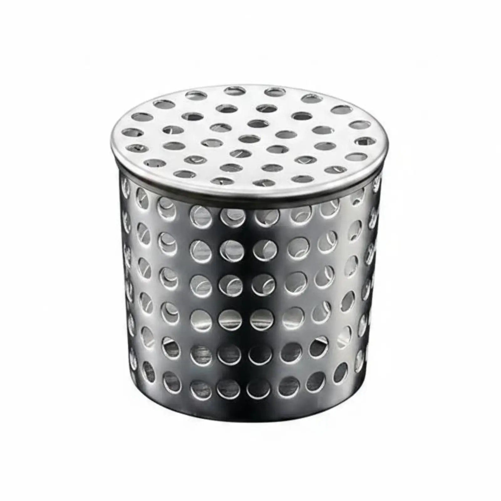 Tapa de desagüe exterior perforada con filtro y bloqueador de hojas para balcón y patio