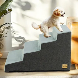 Rampa escalera desmontable y lavable de espuma para perros y gatos