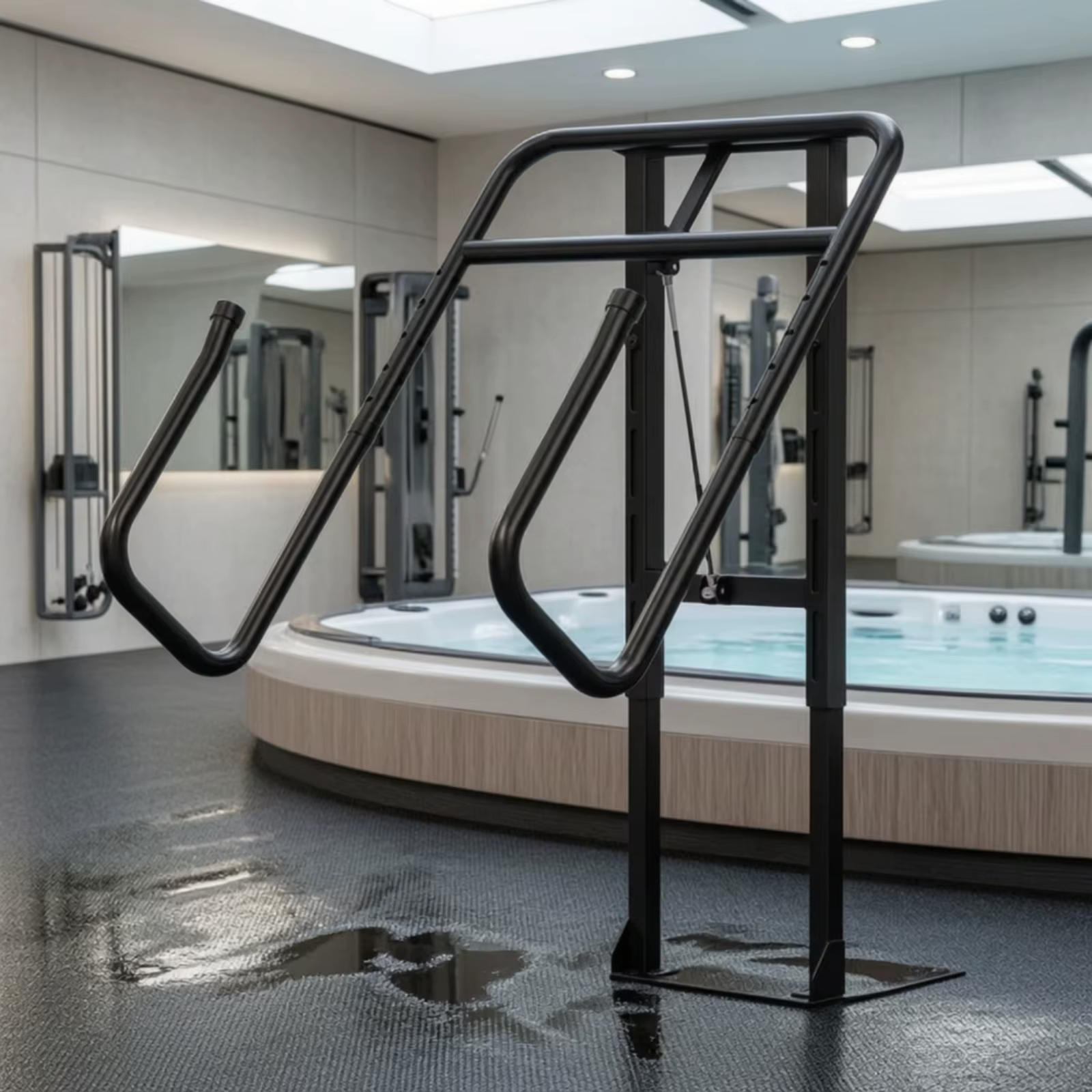 Elevador de cubierta para jacuzzi con asistencia hidráulica - imagen 5