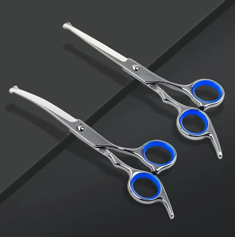 Tijeras de acero inoxidable para perro con mango ergonómico