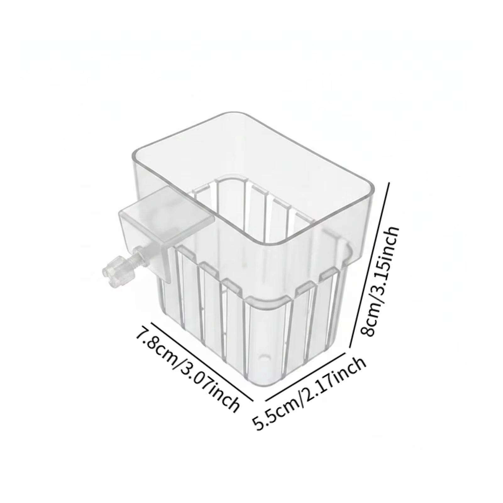 Soporte para plantas de acuario con vasos transparentes seguros - imagen 5