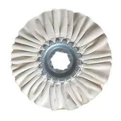 Disco de pulir algodón plegado para pulidora de banco – Metales
