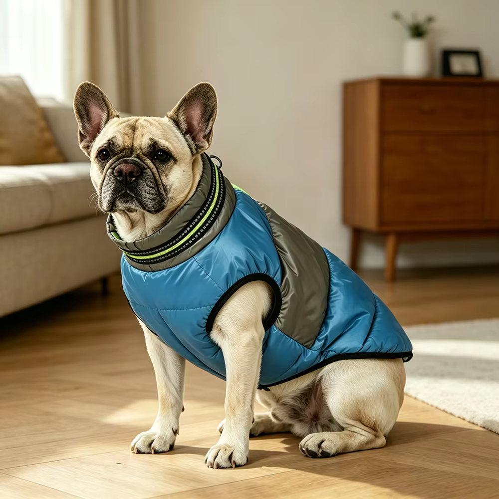 Abrigo invierno para perros y gatos – Bulldog Francés, Chihuahua - imagen 2