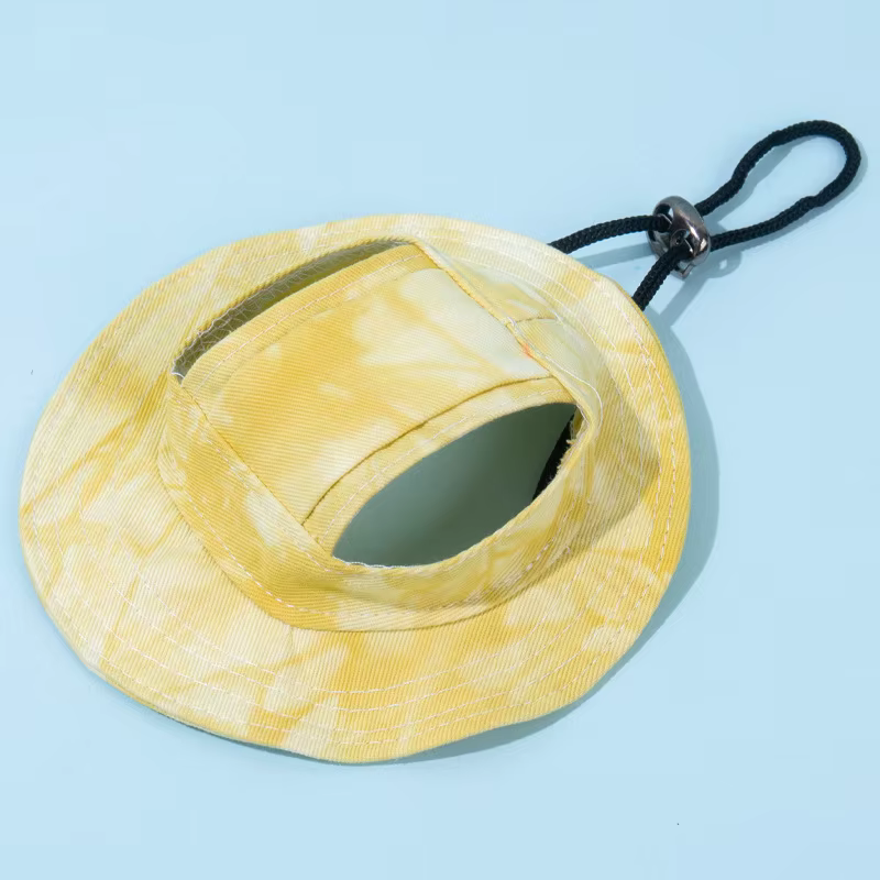 Gorro con protección solar para perros y gatos ajustable orejas libres - imagen 3