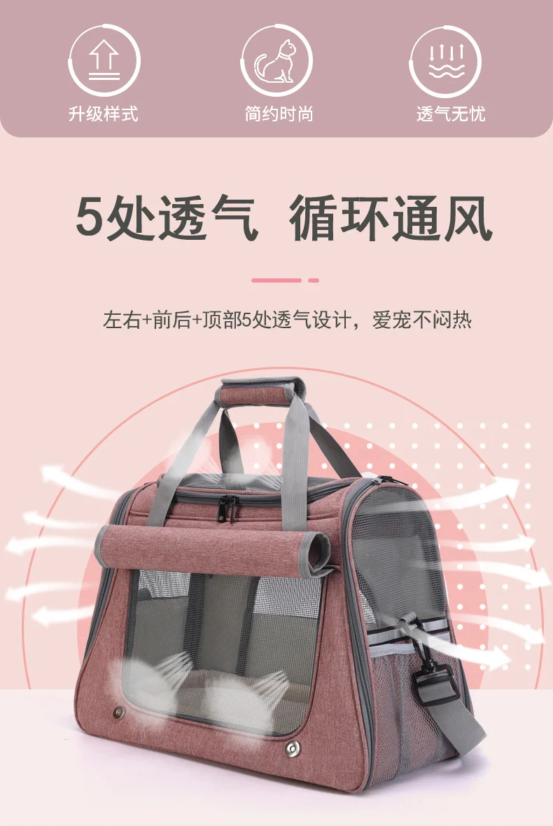 Mochila para gato con diseño manejable