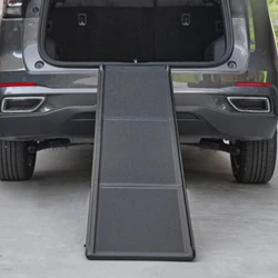 Rampa de coche para perros mayores, portátil, ligera y lavable