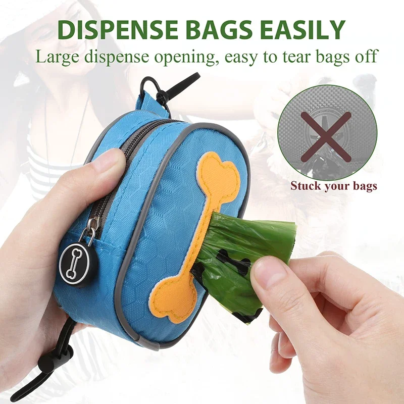 Dispensador de bolsas para excrementos de perro, gran capacidad - imagen 3