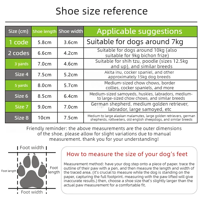 Zapatos transpirables para perro talla grande en uso