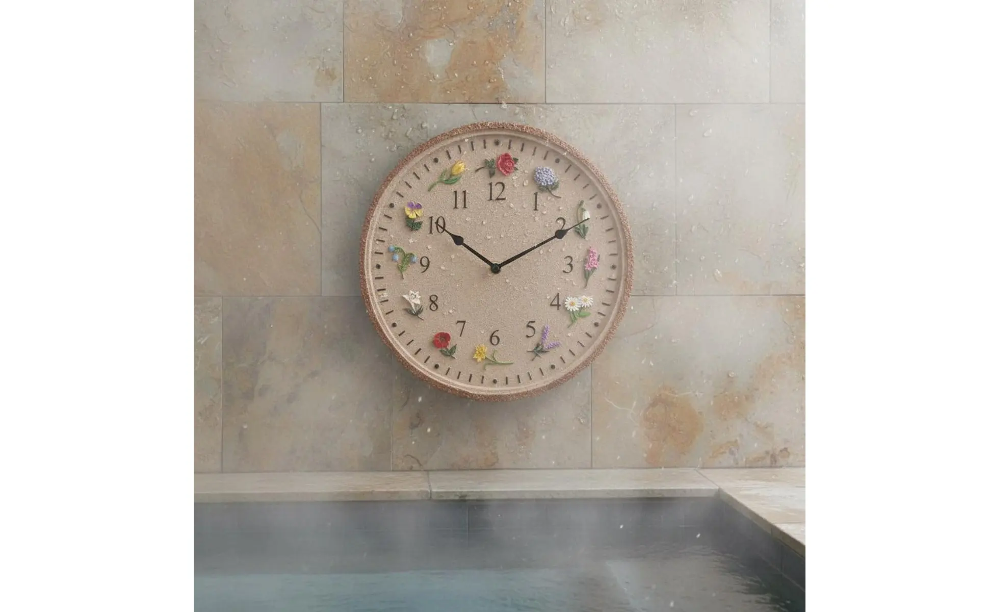 Reloj de pared exterior con protección IP44