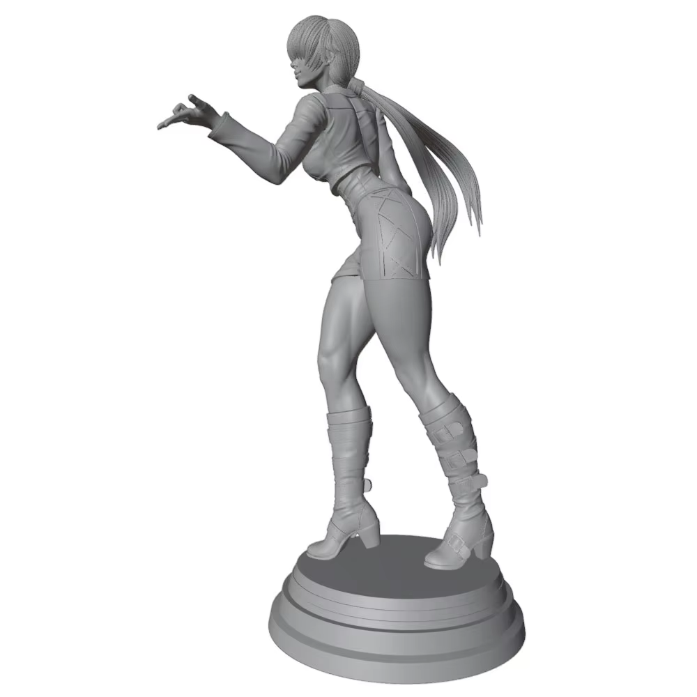 Figura de resina de mujer en miniatura para montar, sin pintar - imagen 5