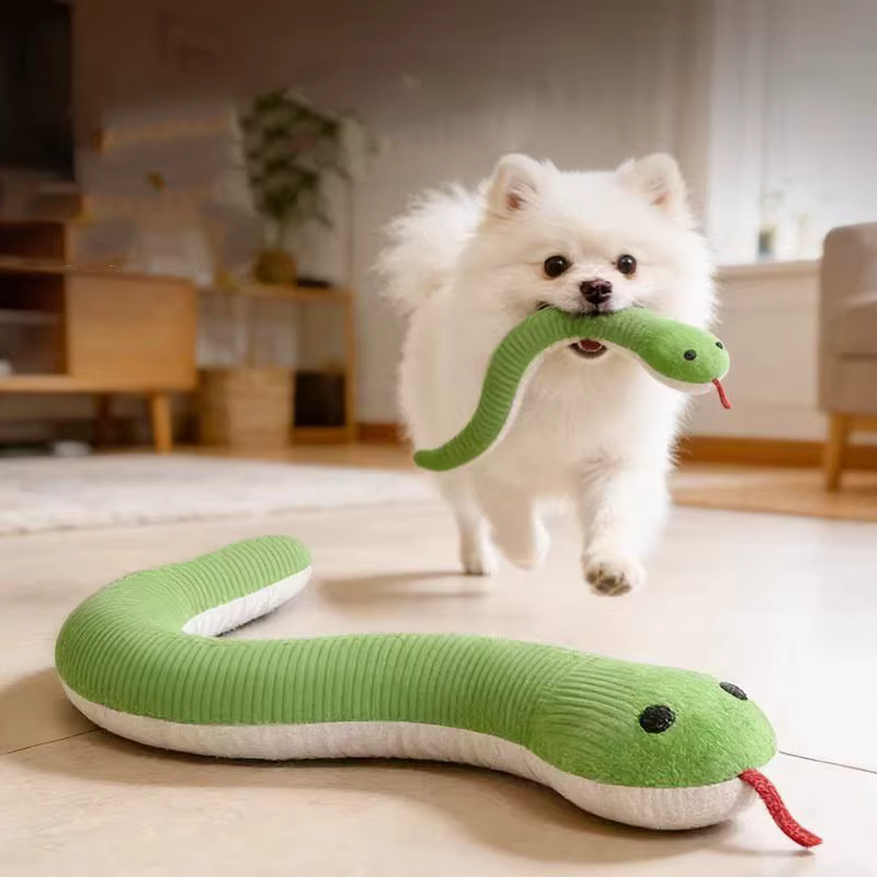 Juguete interactivo con forma de serpiente para gatos y perros - imagen 4