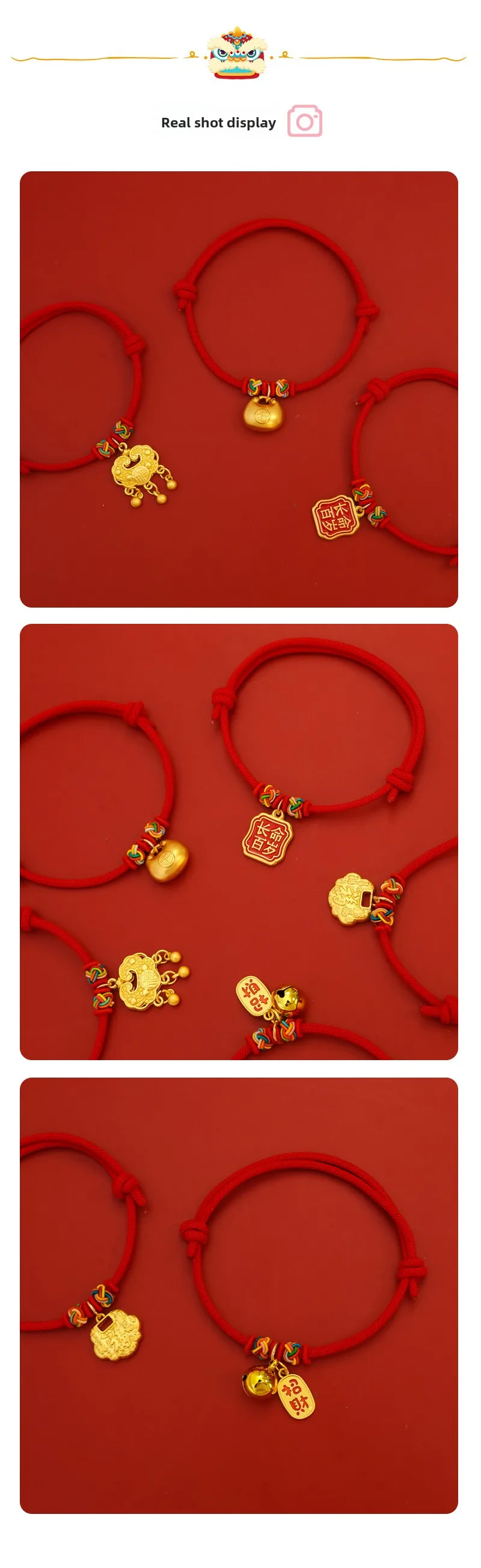 Gato con collar de la suerte