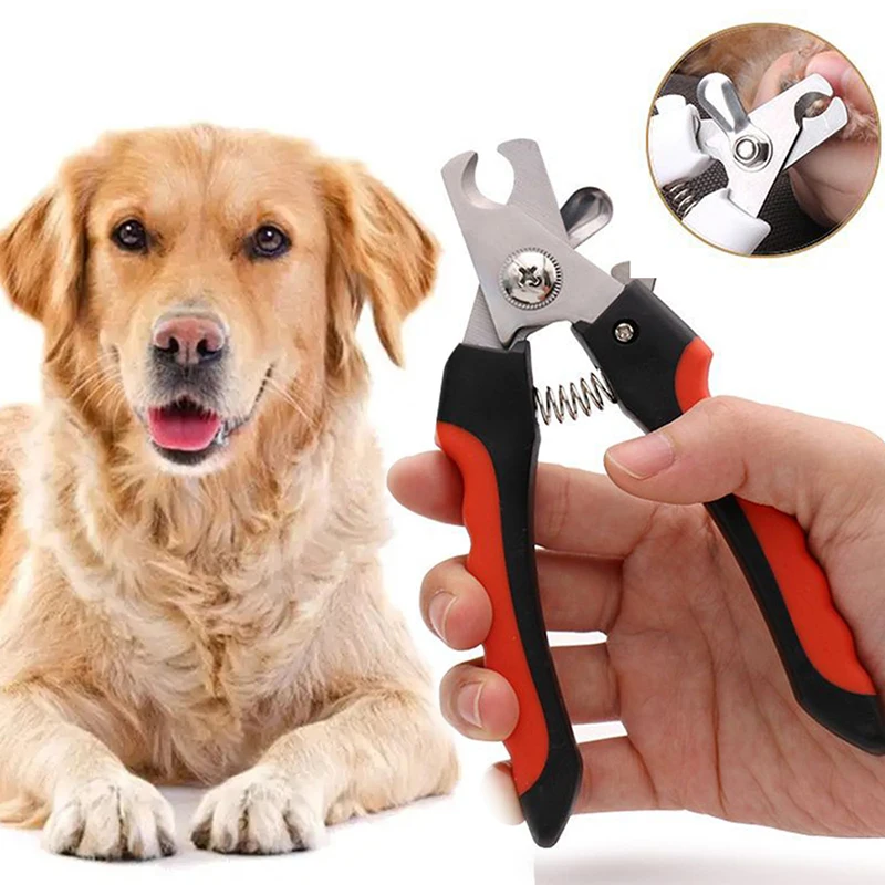 Cortaúñas de acero inoxidable para mascotas