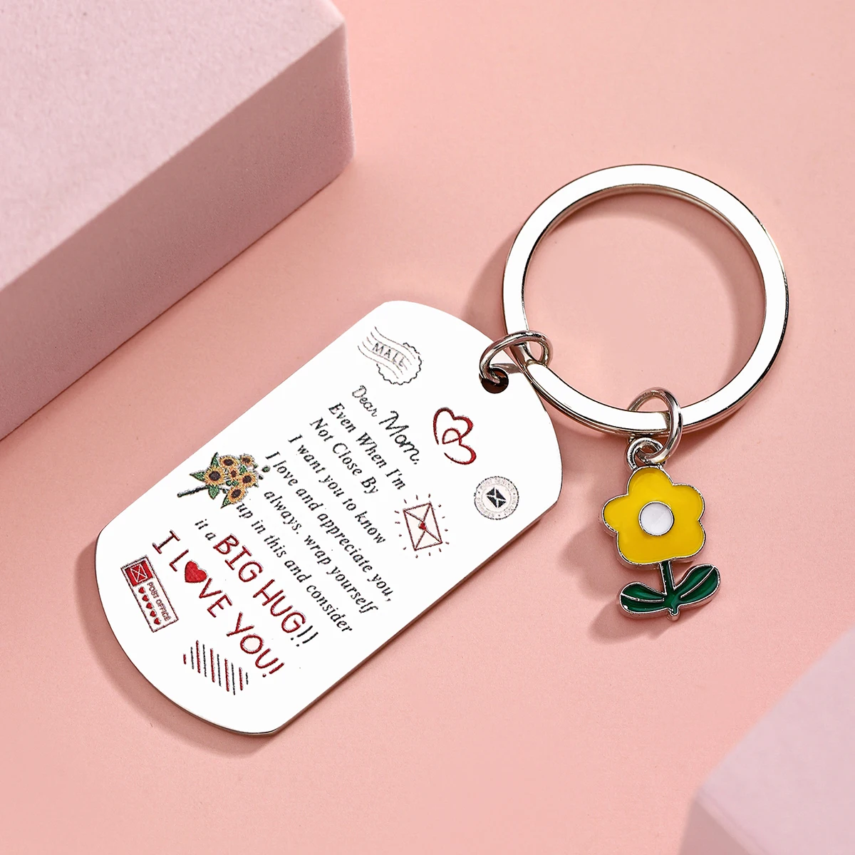 Llavero regalo para mamá con frase: Recuerda que te quiero - imagen 3