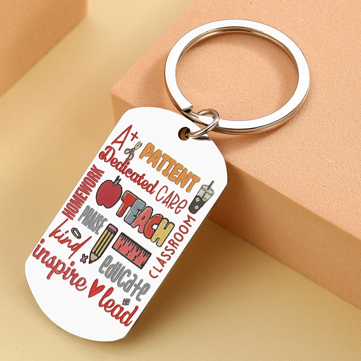 Llavero diseñado para regalo de profesor