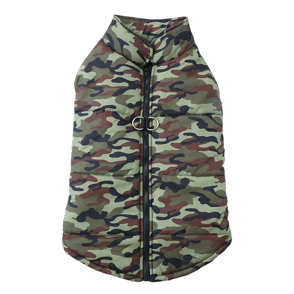 Ropa para perros grandes en uso