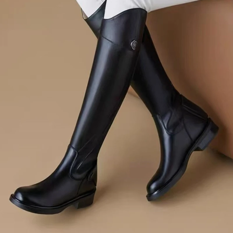 Botas de mujer cómodas de estilo vintage para otoño e invierno - imagen 4